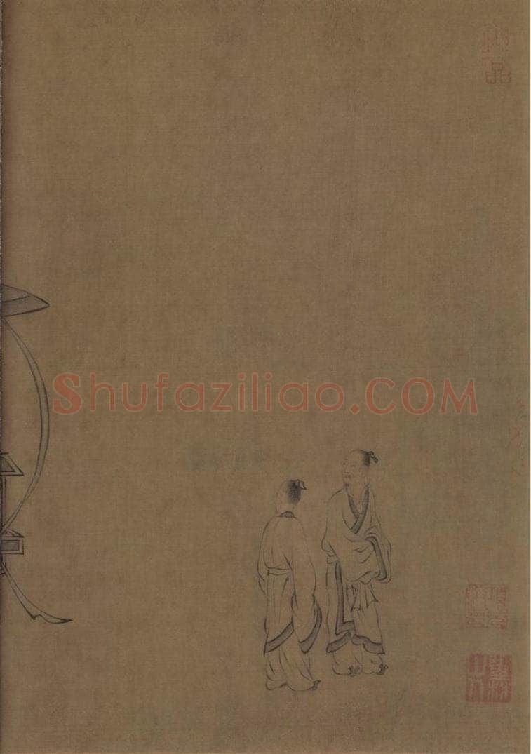 宋朝 马和之 《唐风图》 书画作品