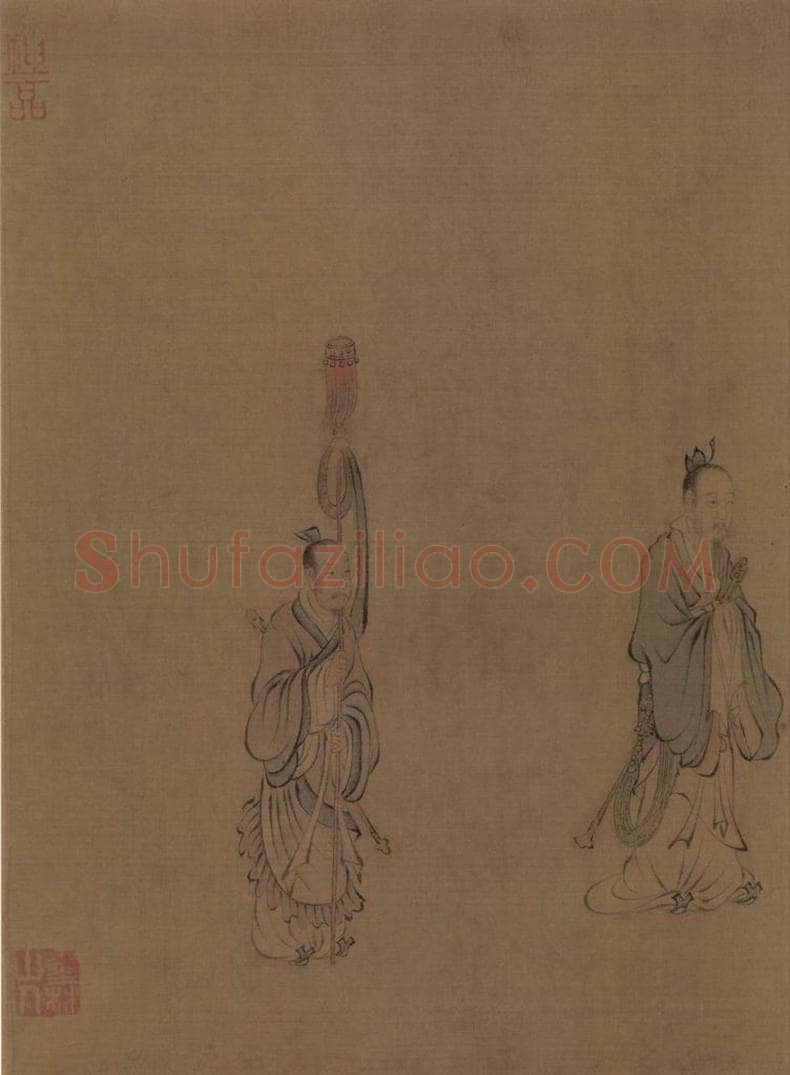 宋朝 马和之 《唐风图》 书画作品