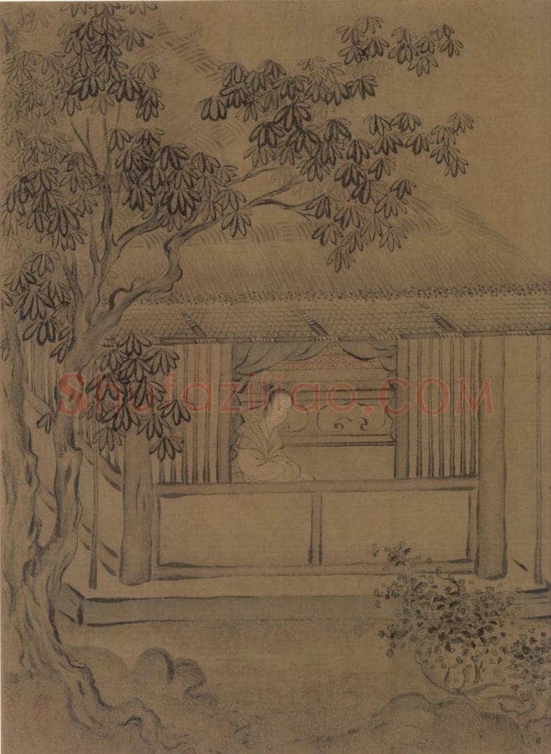 宋朝 马和之 《唐风图》 书画作品