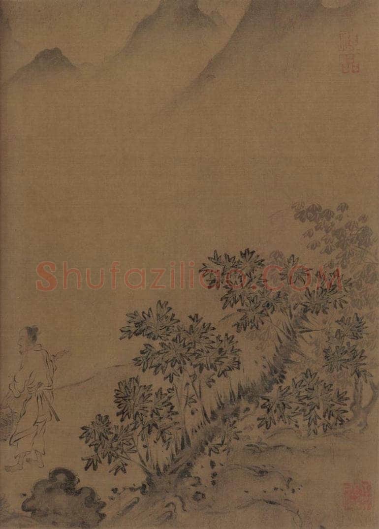 宋朝 马和之 《唐风图》 书画作品
