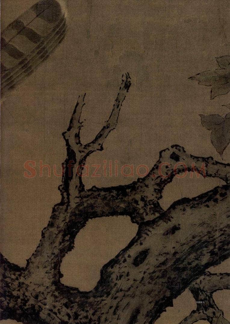 宋朝 李迪 《枫鹰雉鸡图》 书画作品