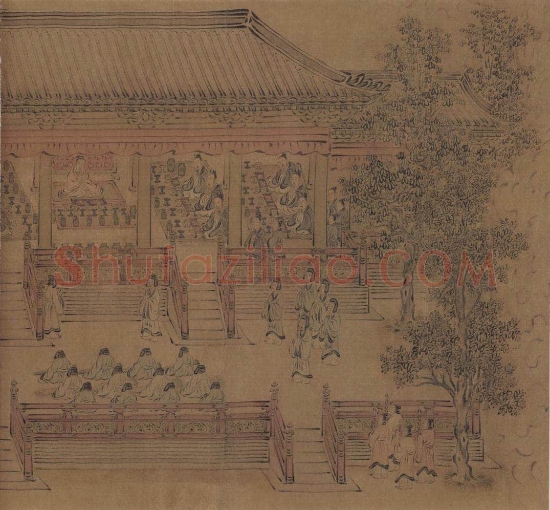 宋朝 马和之 《小雅鹿鸣之什图》 书画作品