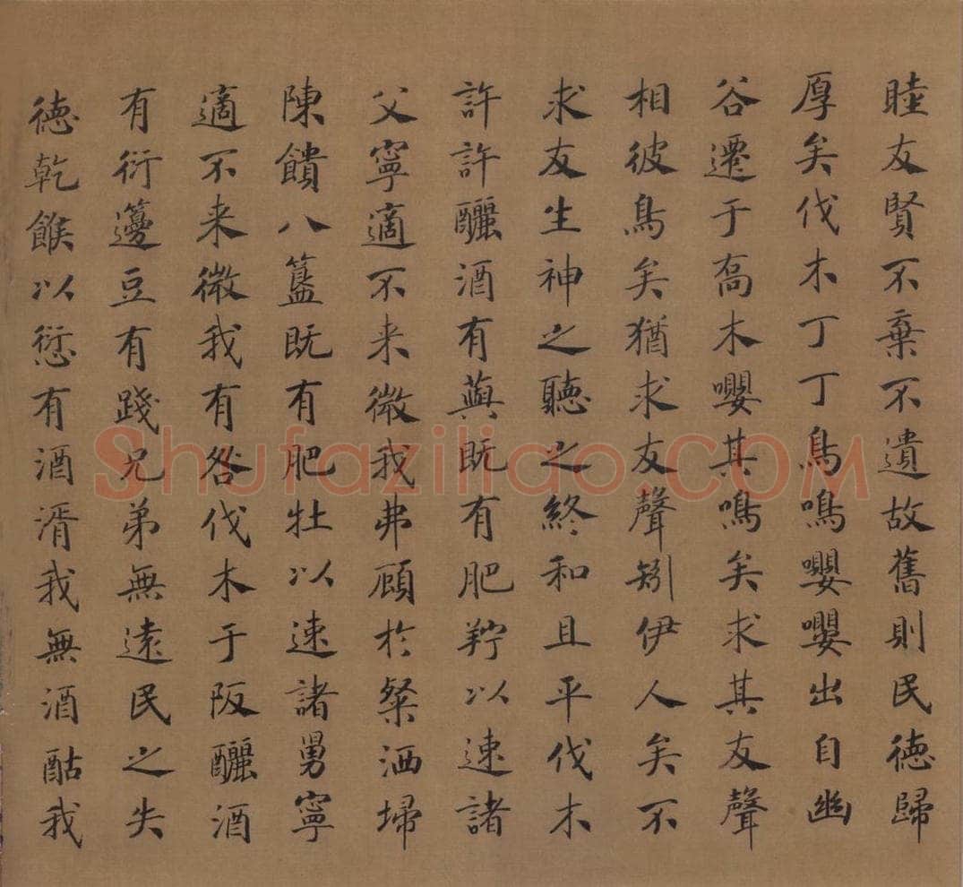 宋朝 马和之 《小雅鹿鸣之什图》 书画作品