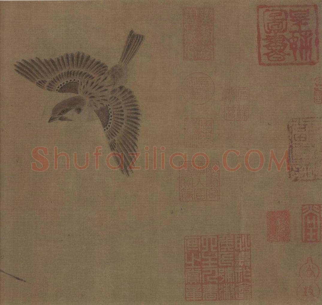 宋 崔白 《寒雀图》 书画作品
