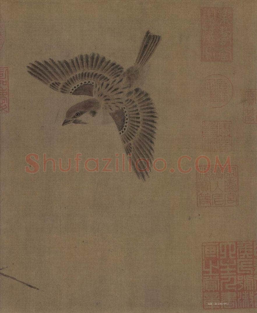 宋 崔白 《寒雀图》 书画作品