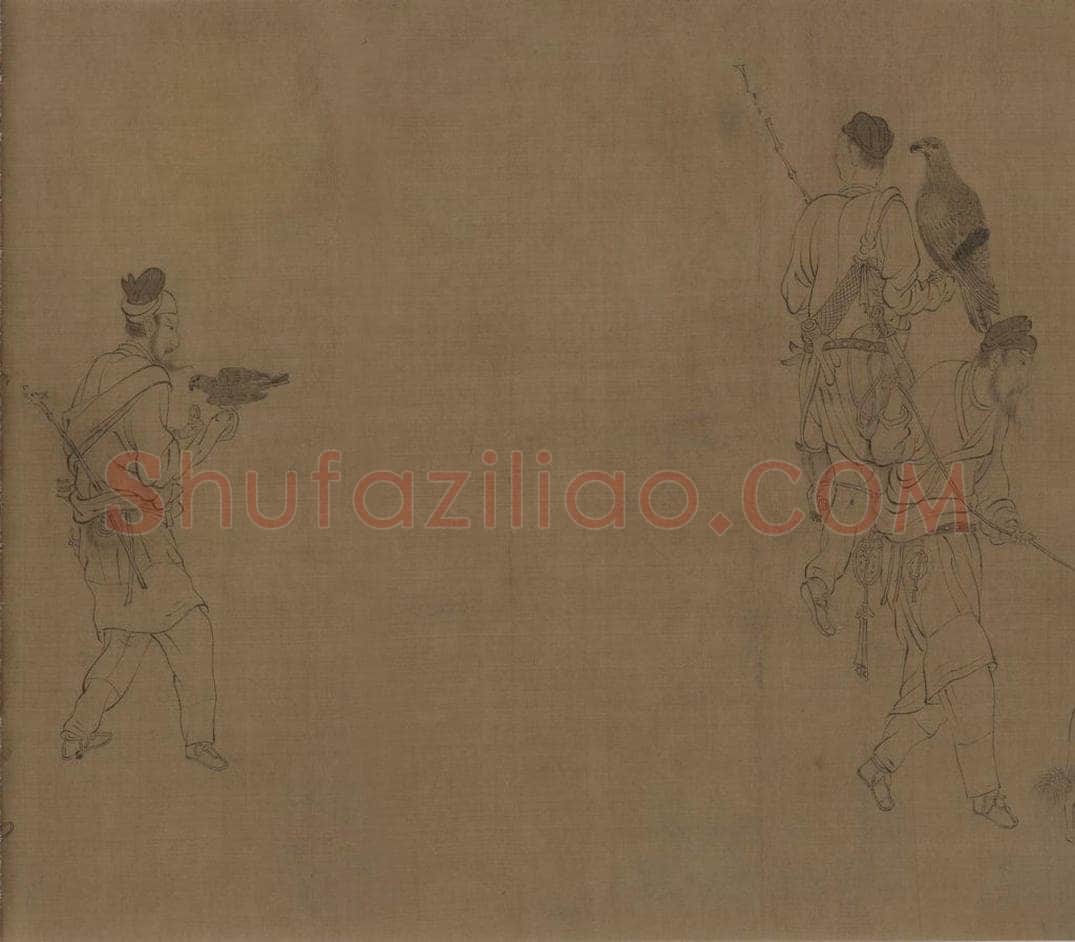 宋 李公麟 《西岳降灵图》 书画作品
