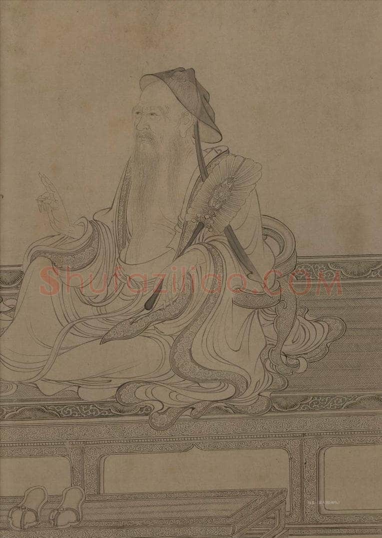 宋 李公麟 《维摩演教图》 书画作品