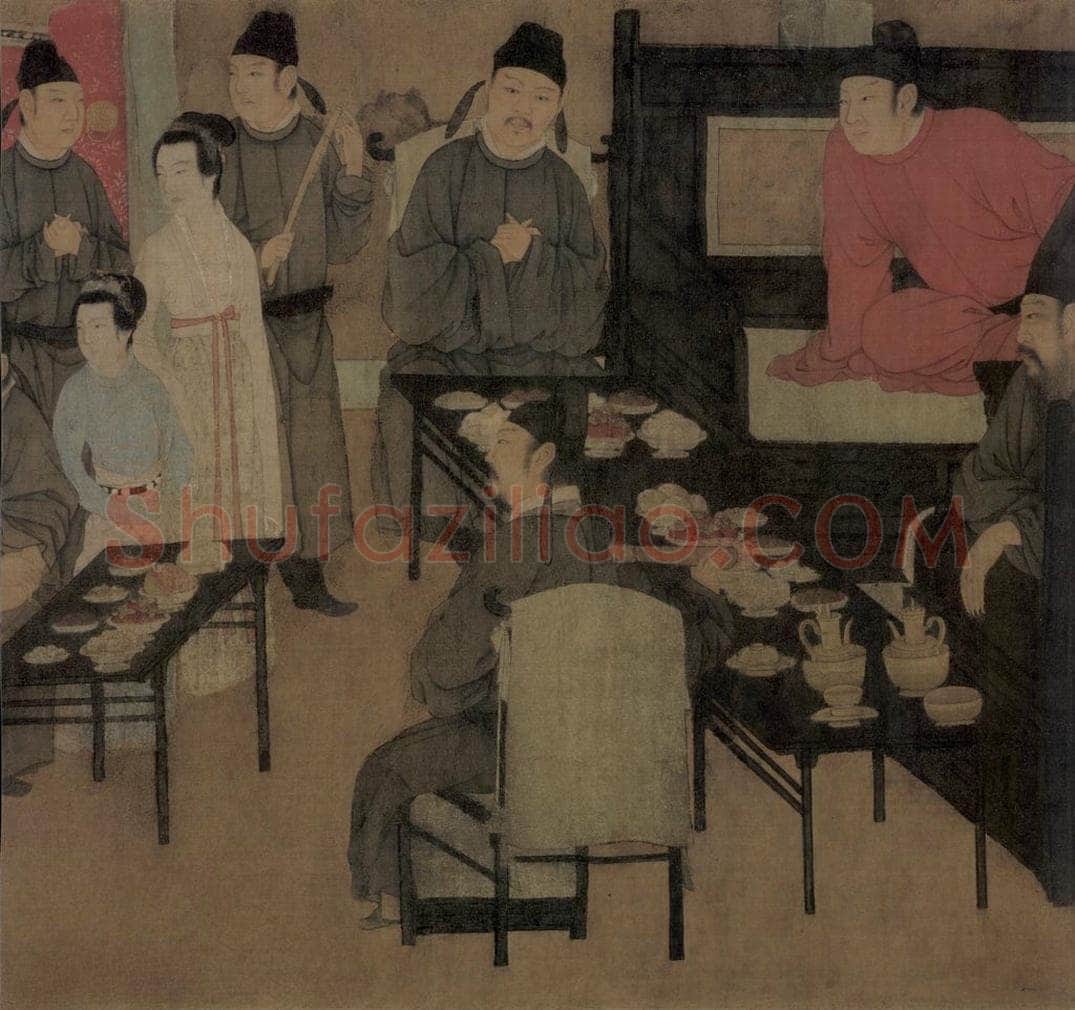 五代 顾闳中 《韩熙载夜宴图》 书画作品
