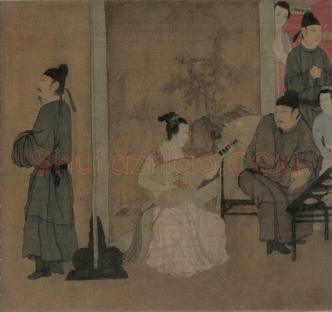 五代 顾闳中 《韩熙载夜宴图》 书画作品