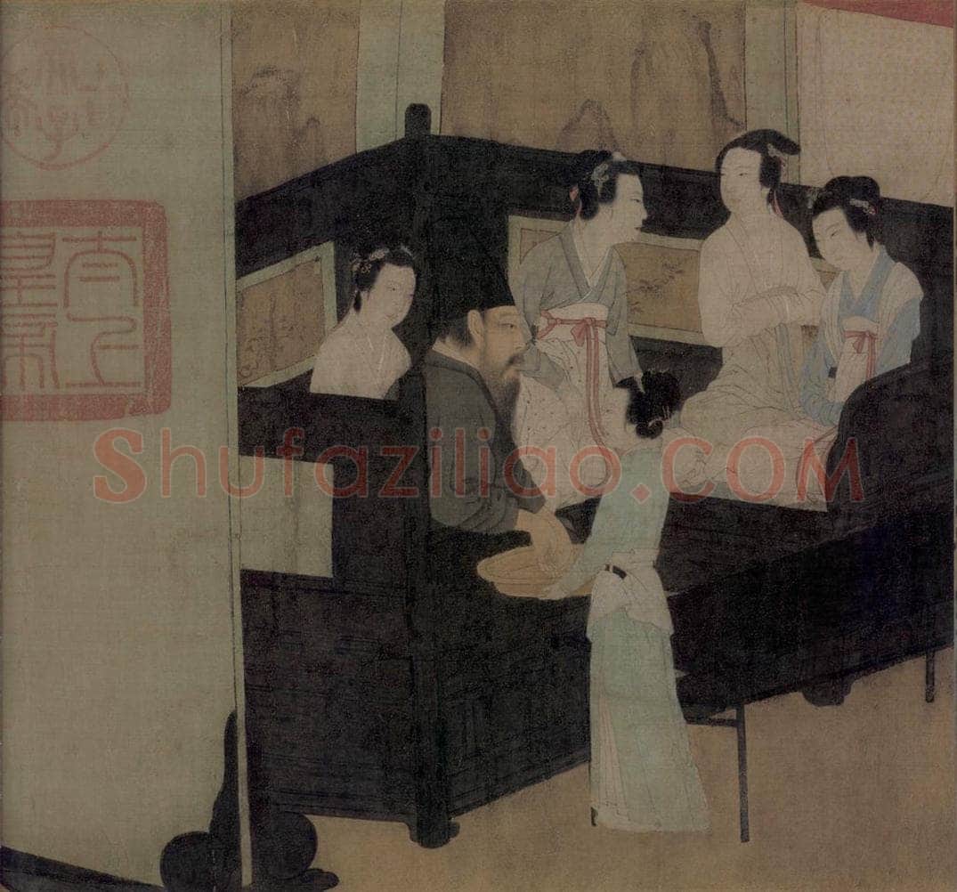 五代 顾闳中 《韩熙载夜宴图》 书画作品