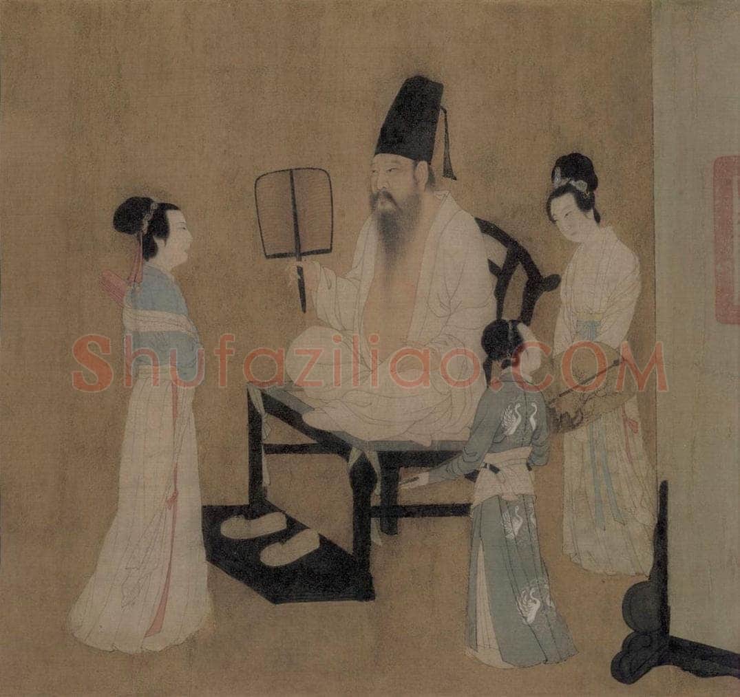 五代 顾闳中 《韩熙载夜宴图》 书画作品