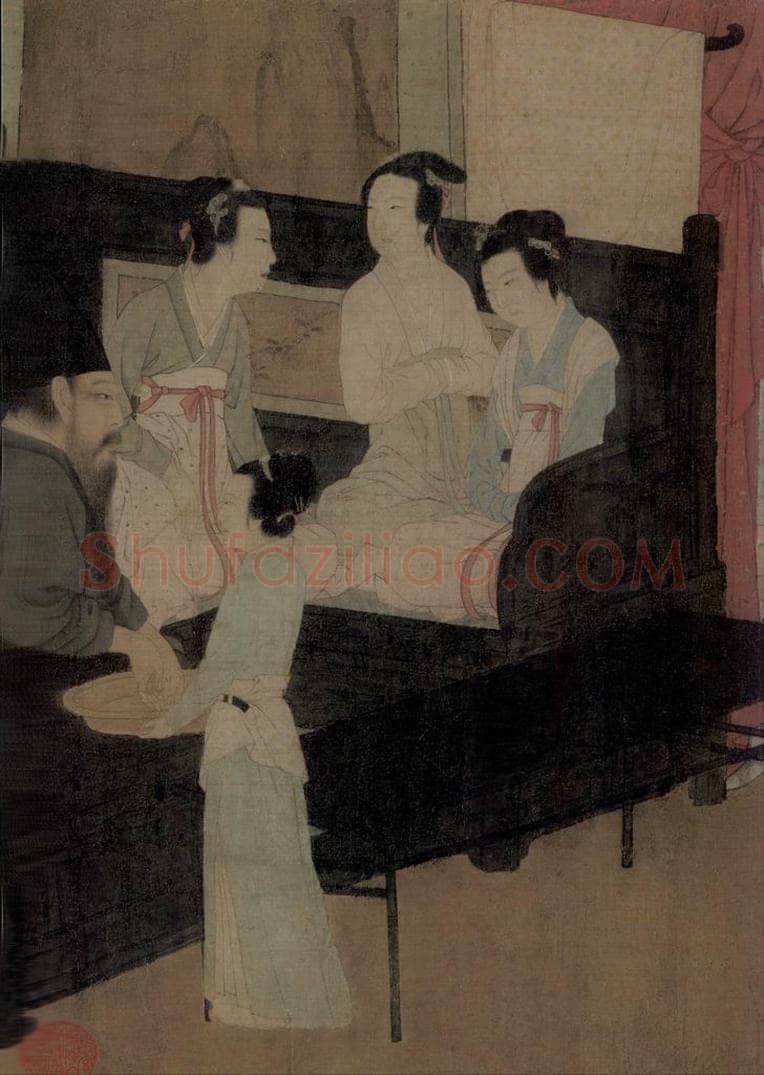 五代 顾闳中 《韩熙载夜宴图》 书画作品
