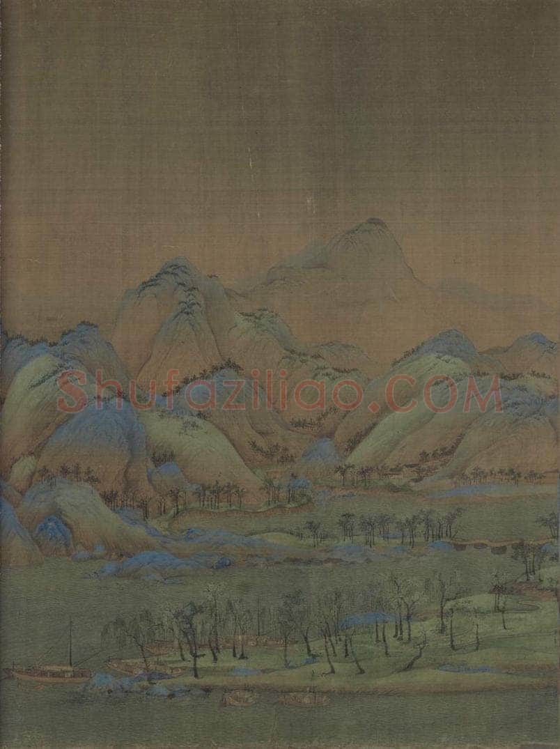 宋 王希孟 千里江山图 书画作品