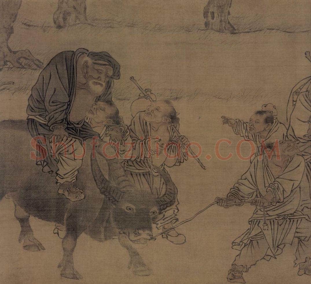 宋 刘履中 田畯醉归图 书画作品