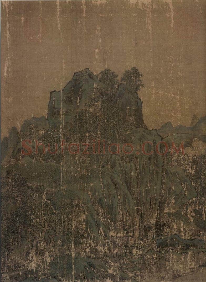 宋 李唐 长夏江寺图 书画作品
