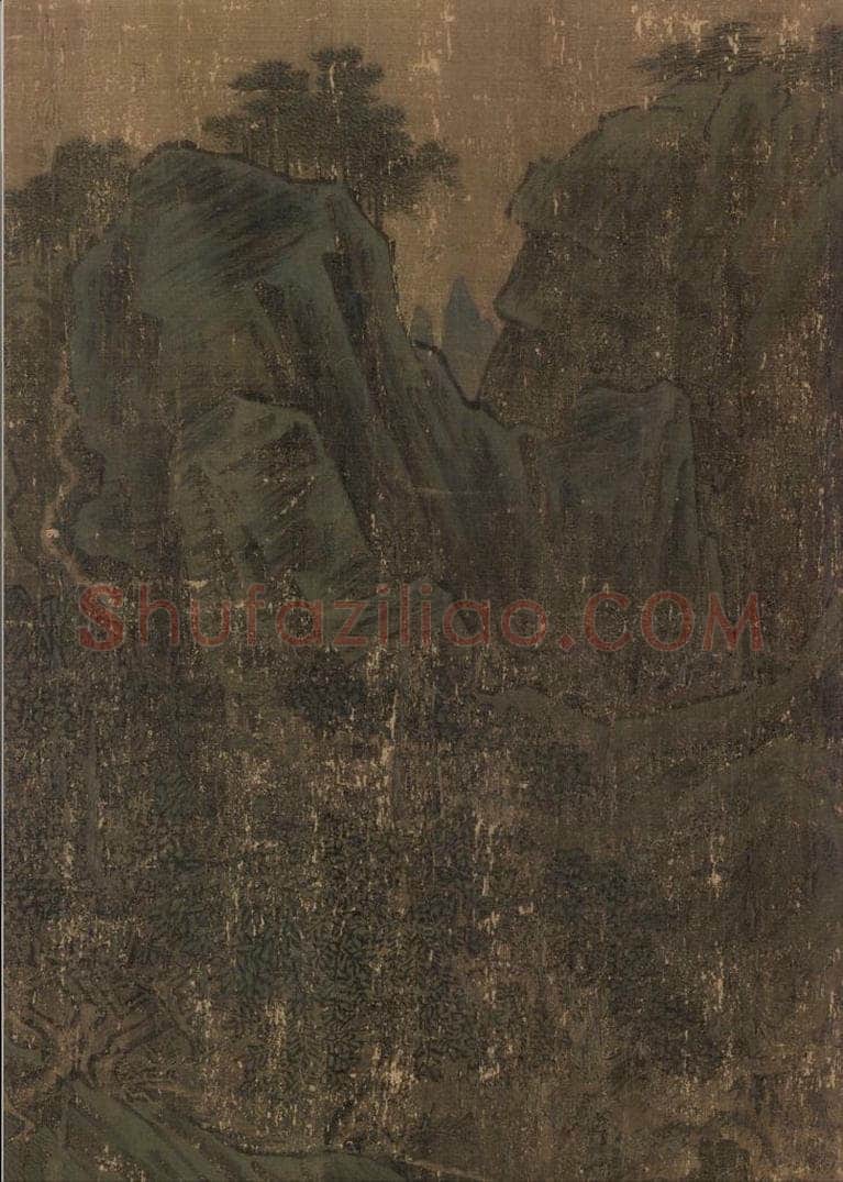 宋 李唐 长夏江寺图 书画作品