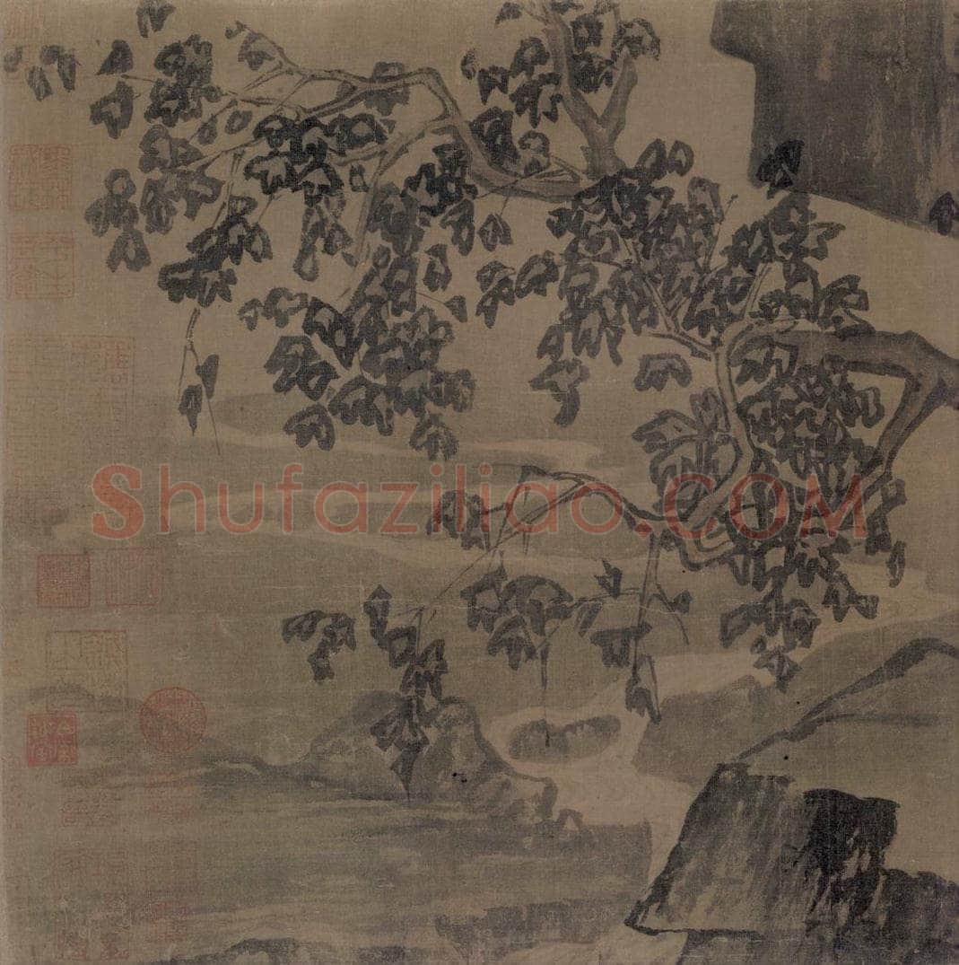 宋 李唐 採薇图 书画作品