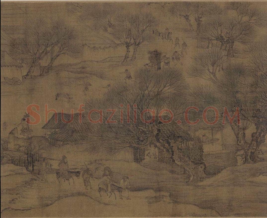 宋 张择端 清明上河图 书画作品