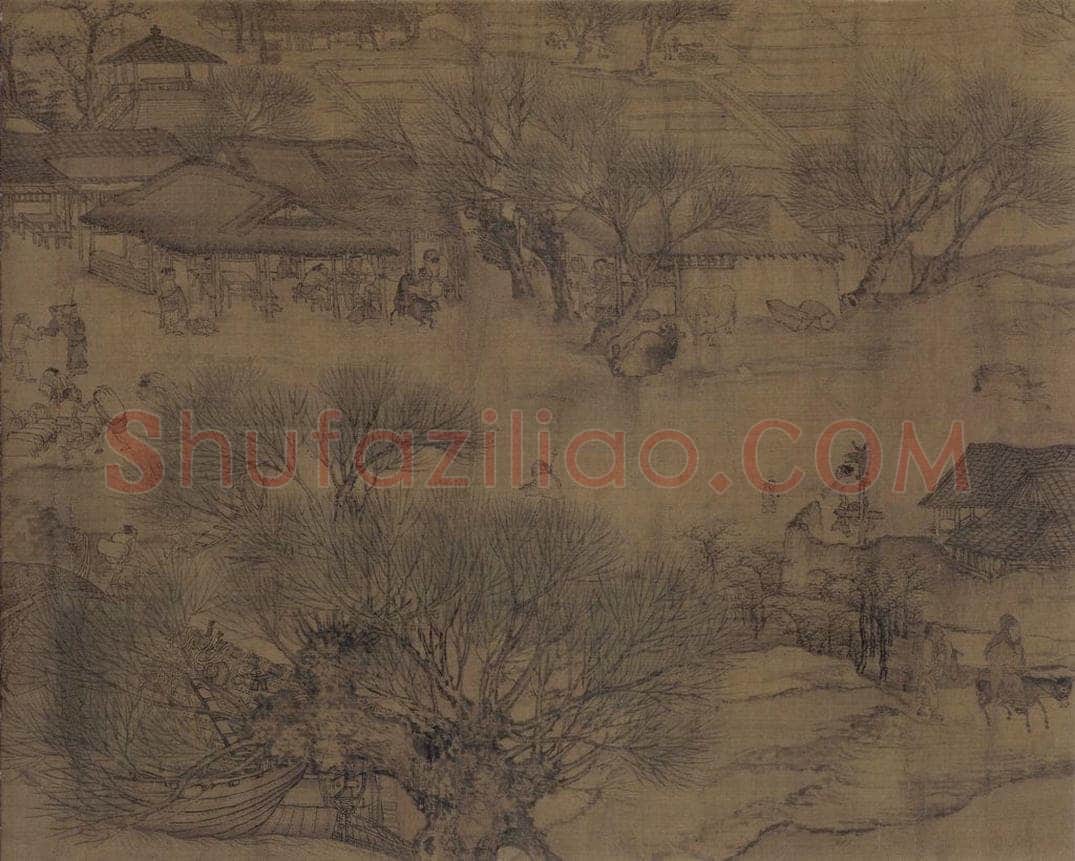 宋 张择端 清明上河图 书画作品