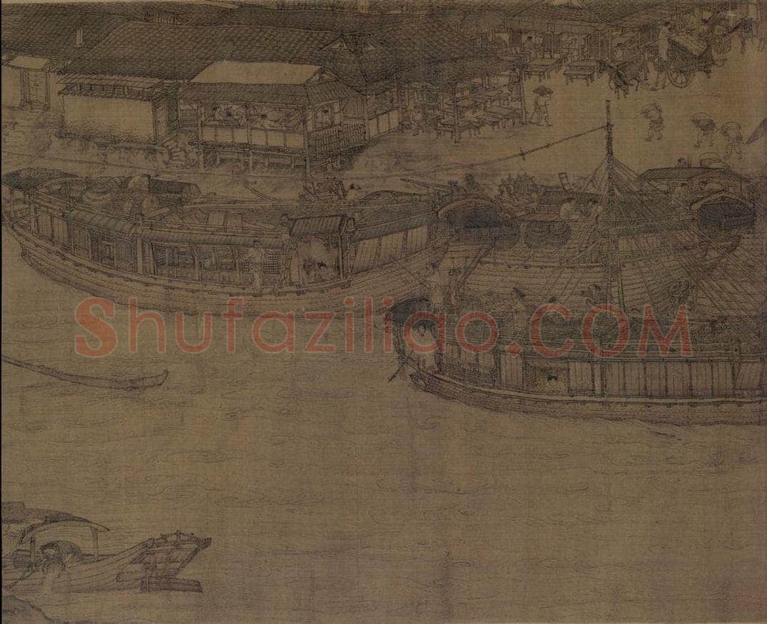 宋 张择端 清明上河图 书画作品