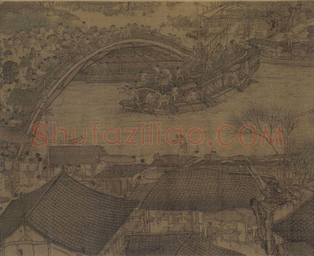 宋 张择端 清明上河图 书画作品