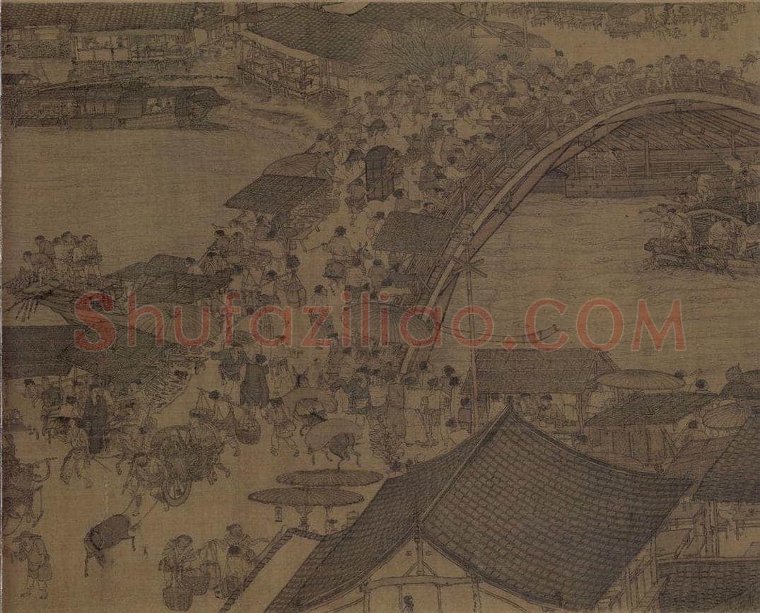 宋 张择端 清明上河图 书画作品