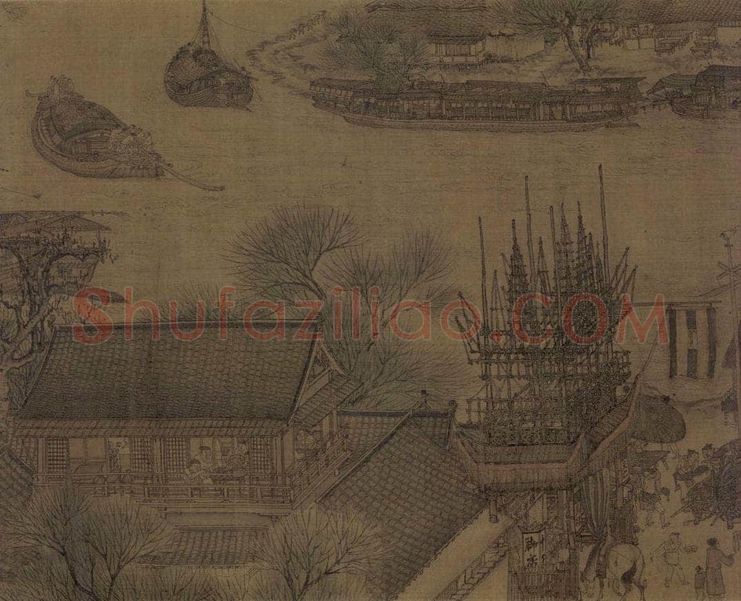 宋 张择端 清明上河图 书画作品