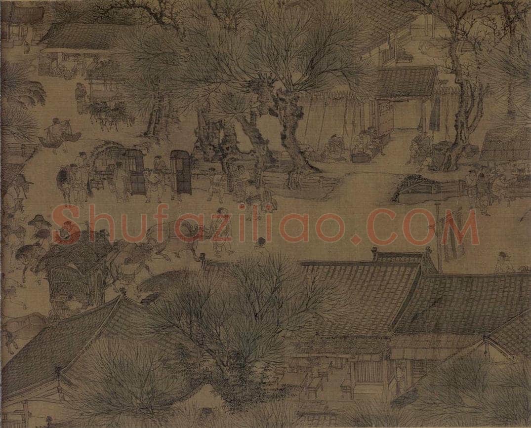 宋 张择端 清明上河图 书画作品