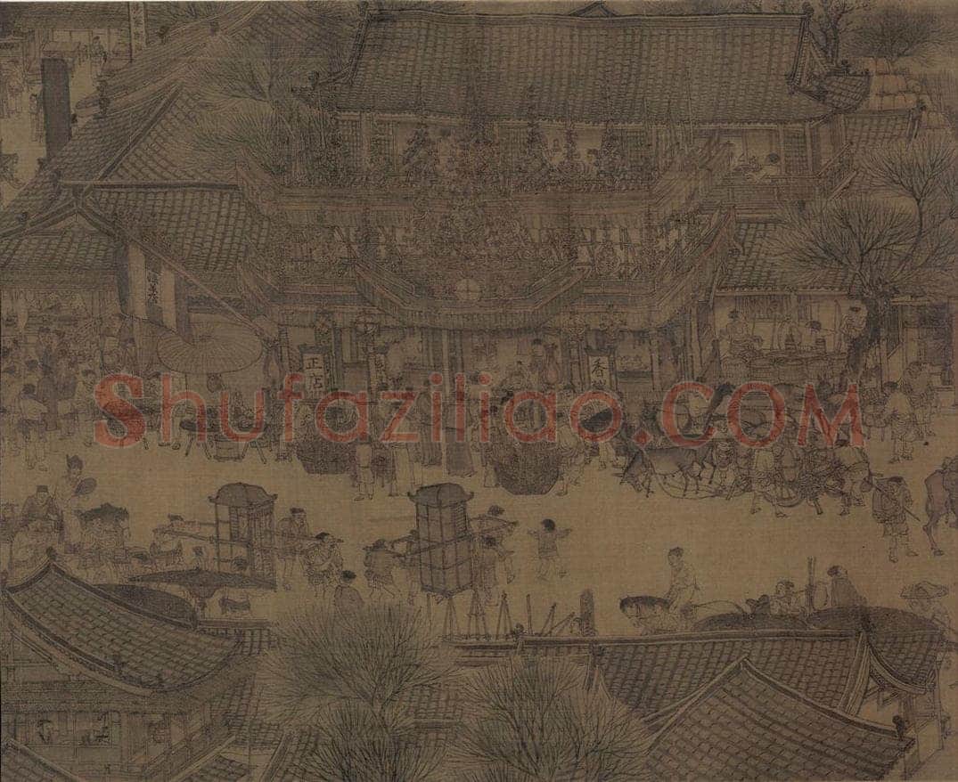宋 张择端 清明上河图 书画作品