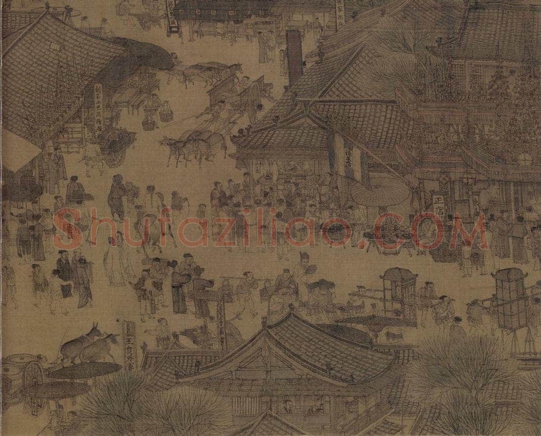 宋 张择端 清明上河图 书画作品