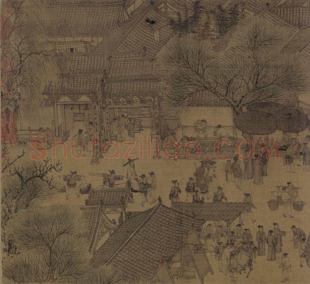 宋 张择端 清明上河图 书画作品