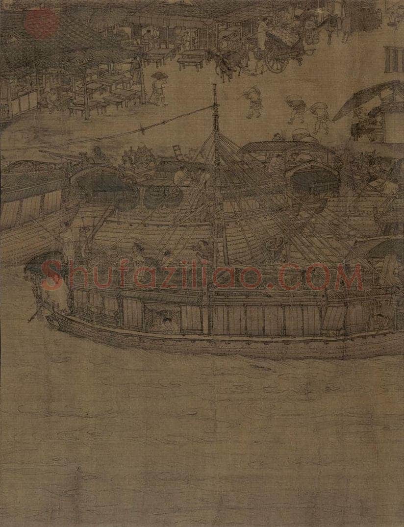宋 张择端 清明上河图 书画作品