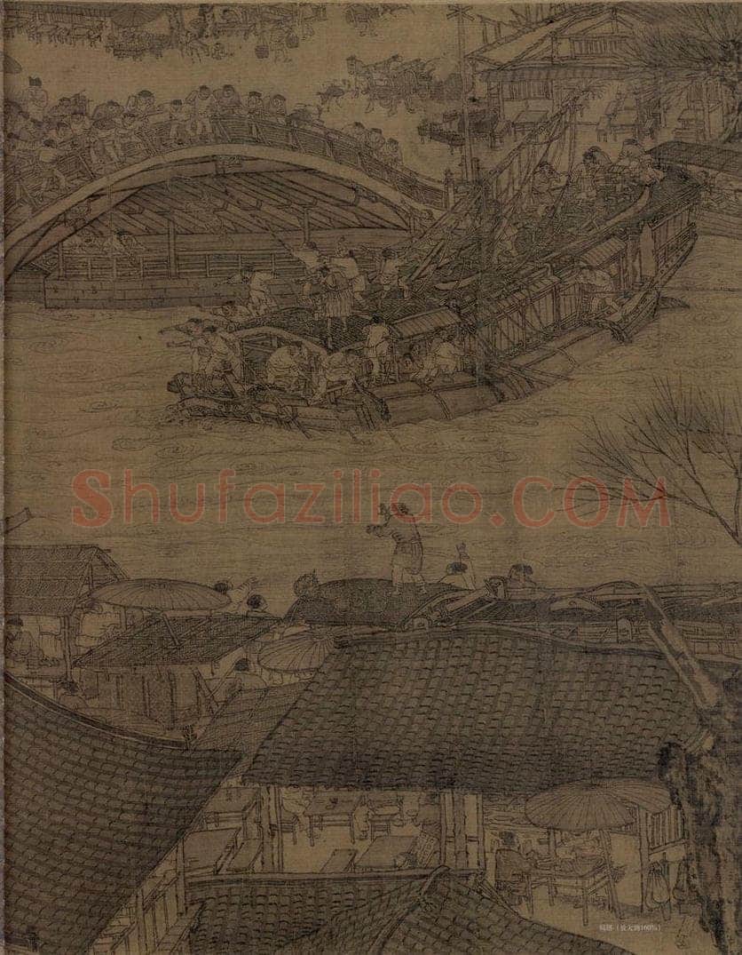 宋 张择端 清明上河图 书画作品