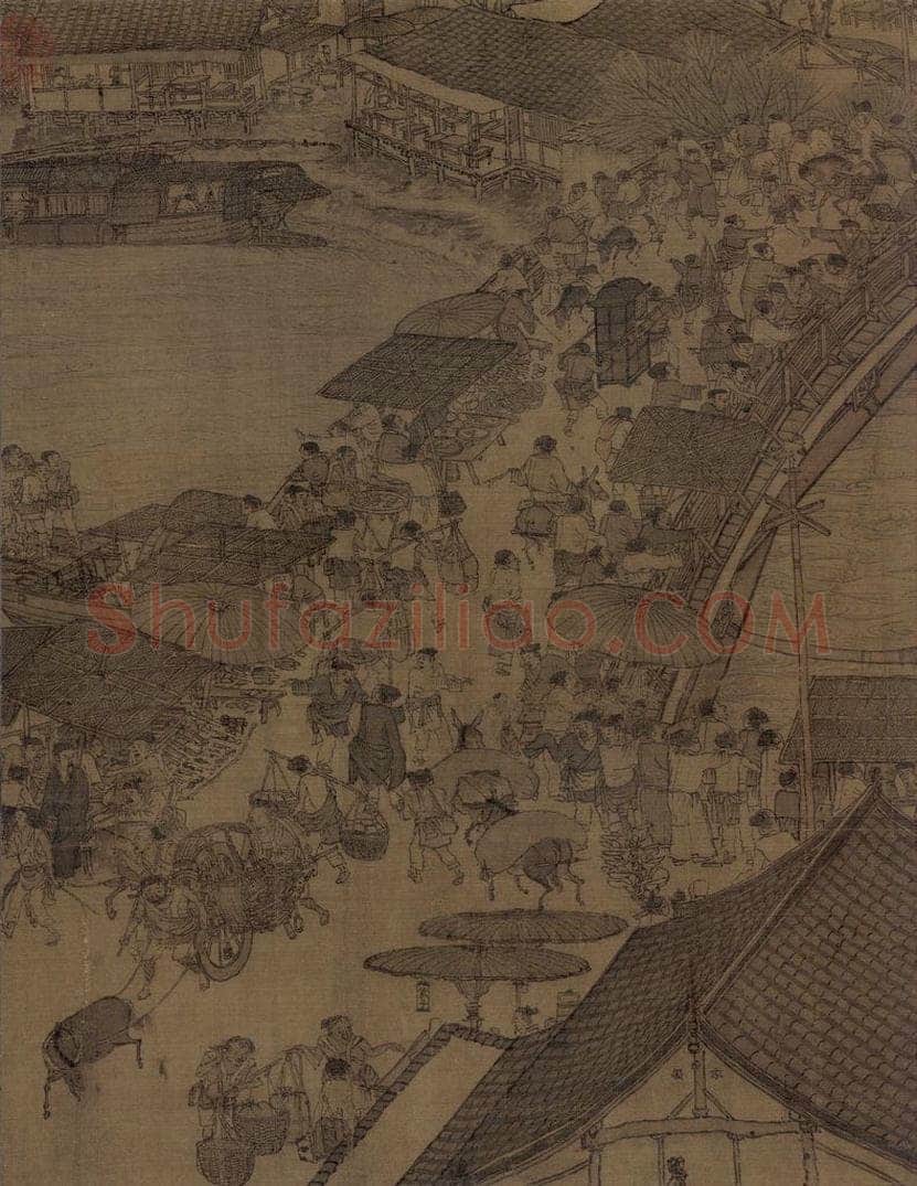 宋 张择端 清明上河图 书画作品