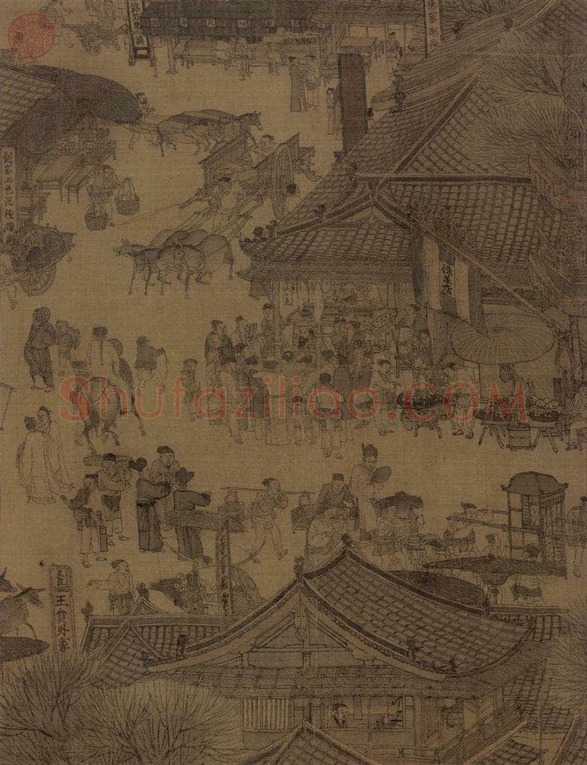 宋 张择端 清明上河图 书画作品