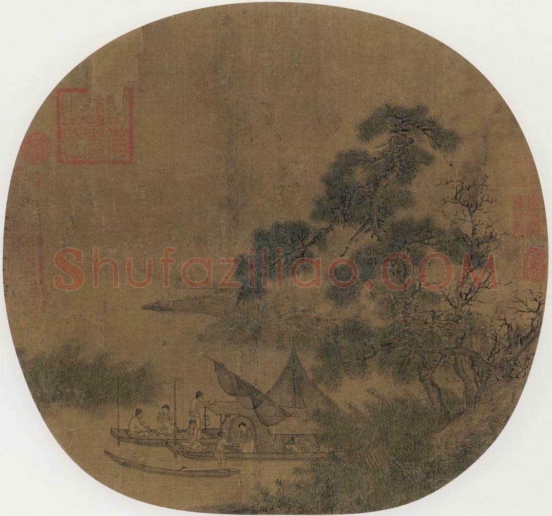 宋 佚名 渔乐 书画作品