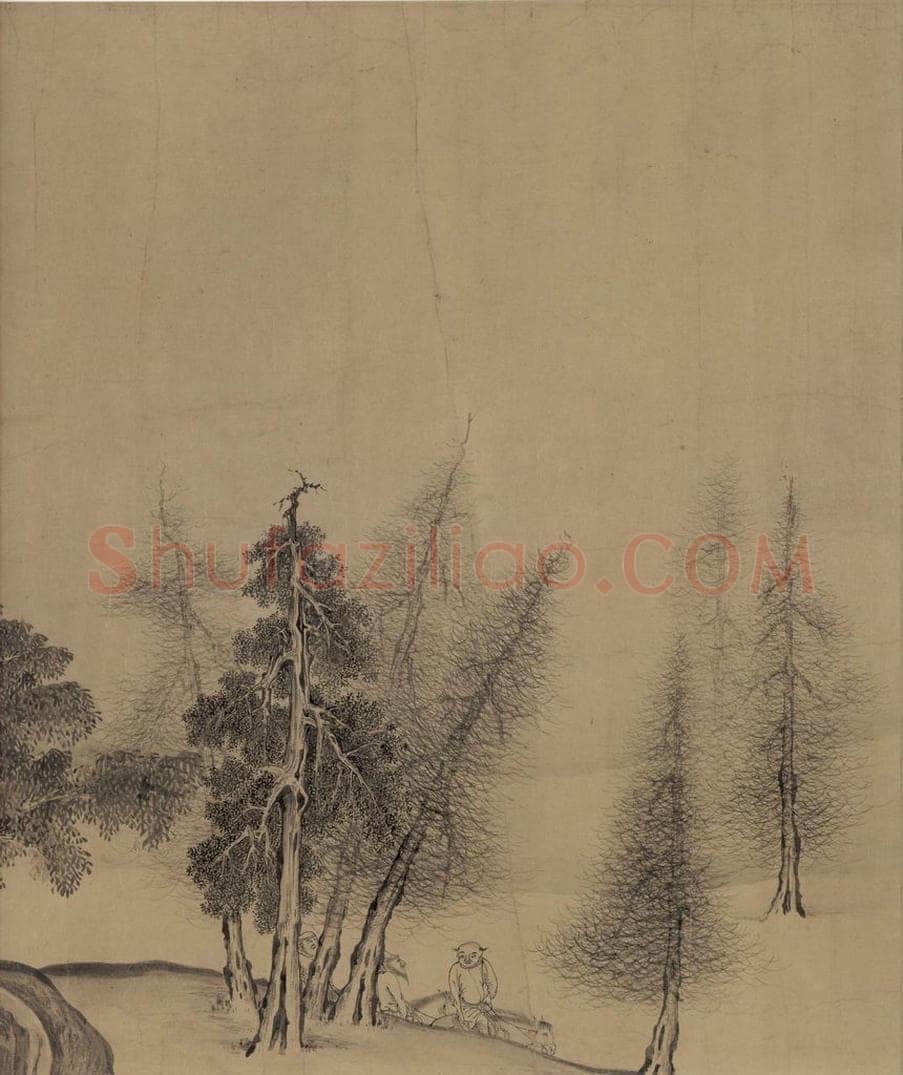 辽 陈及之 《便桥会盟图》 书画作品