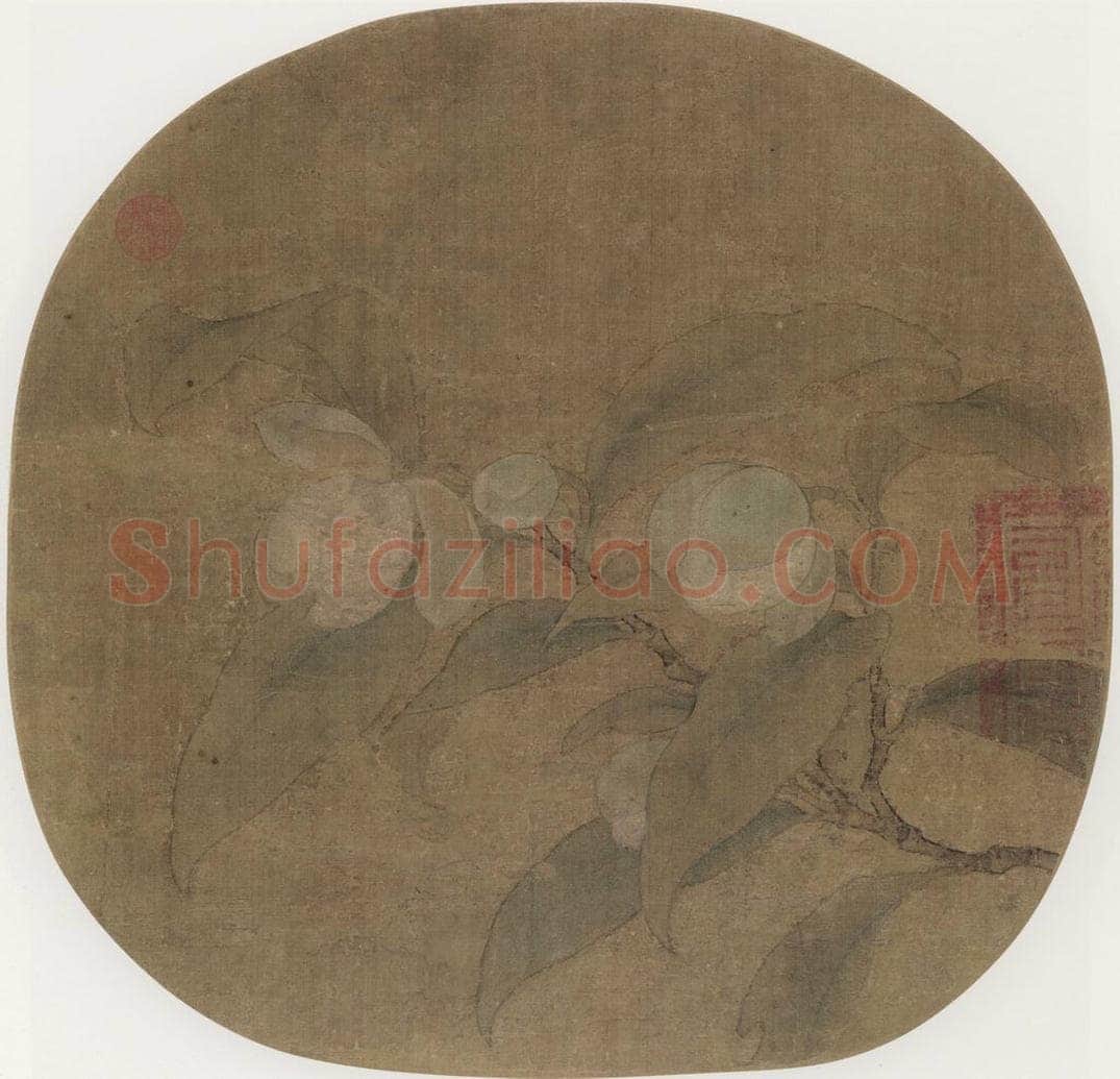 宋朝 佚名 《无花果图》 书画作品