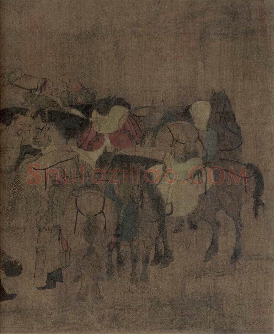 辽 胡瓌 《卓歇图》 书画作品