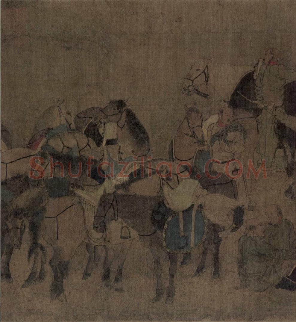 辽 胡瓌 《卓歇图》 书画作品