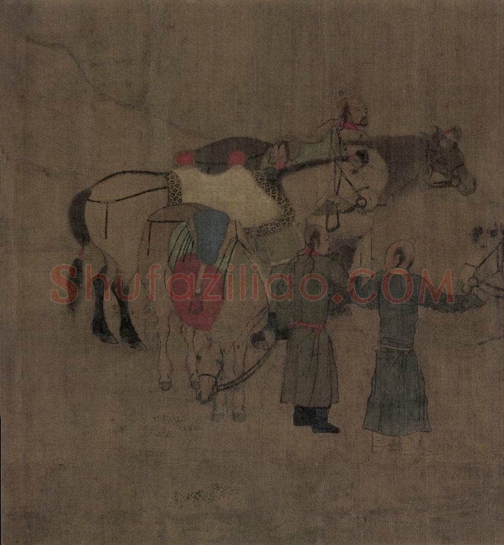 辽 胡瓌 《卓歇图》 书画作品