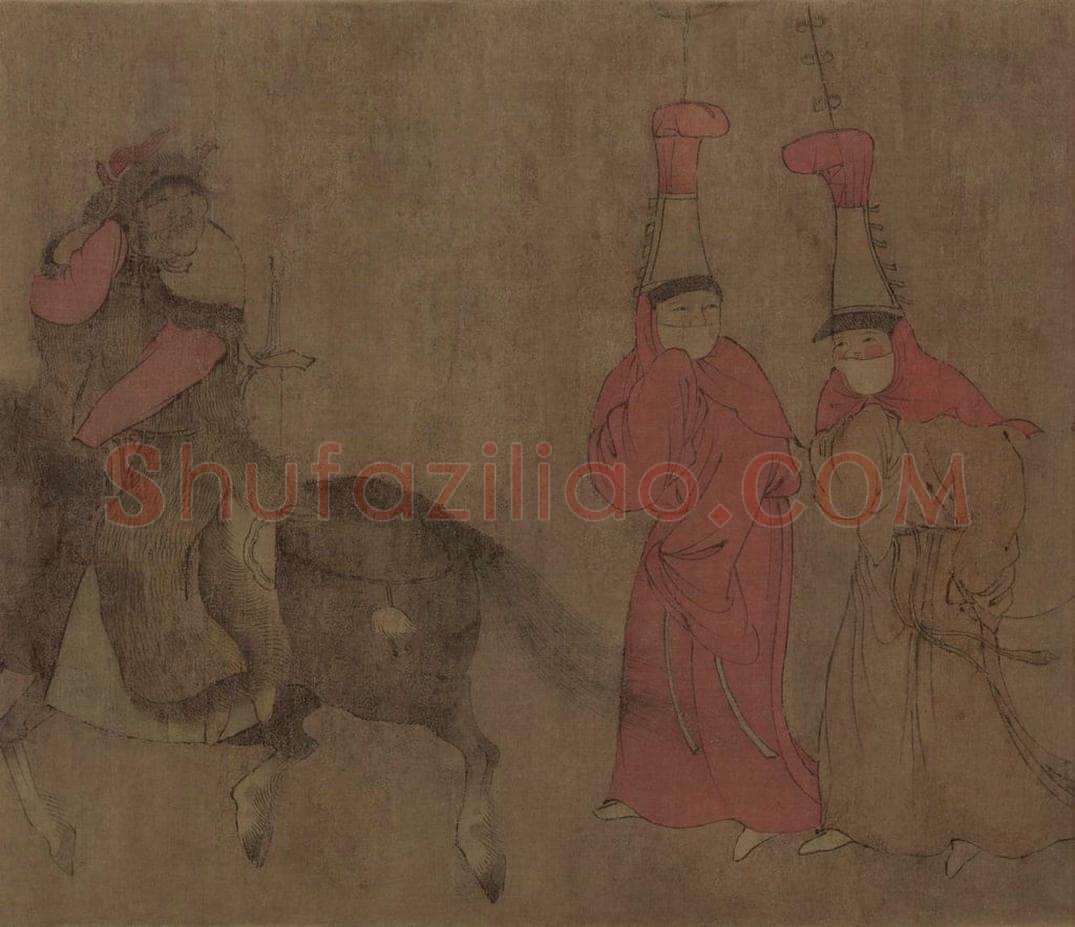 辽 胡瓌 《番骑图》 书画作品