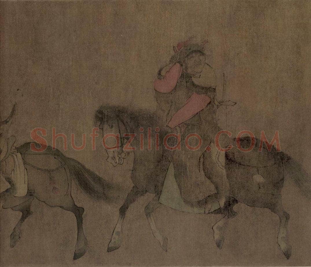 辽 胡瓌 《番骑图》 书画作品