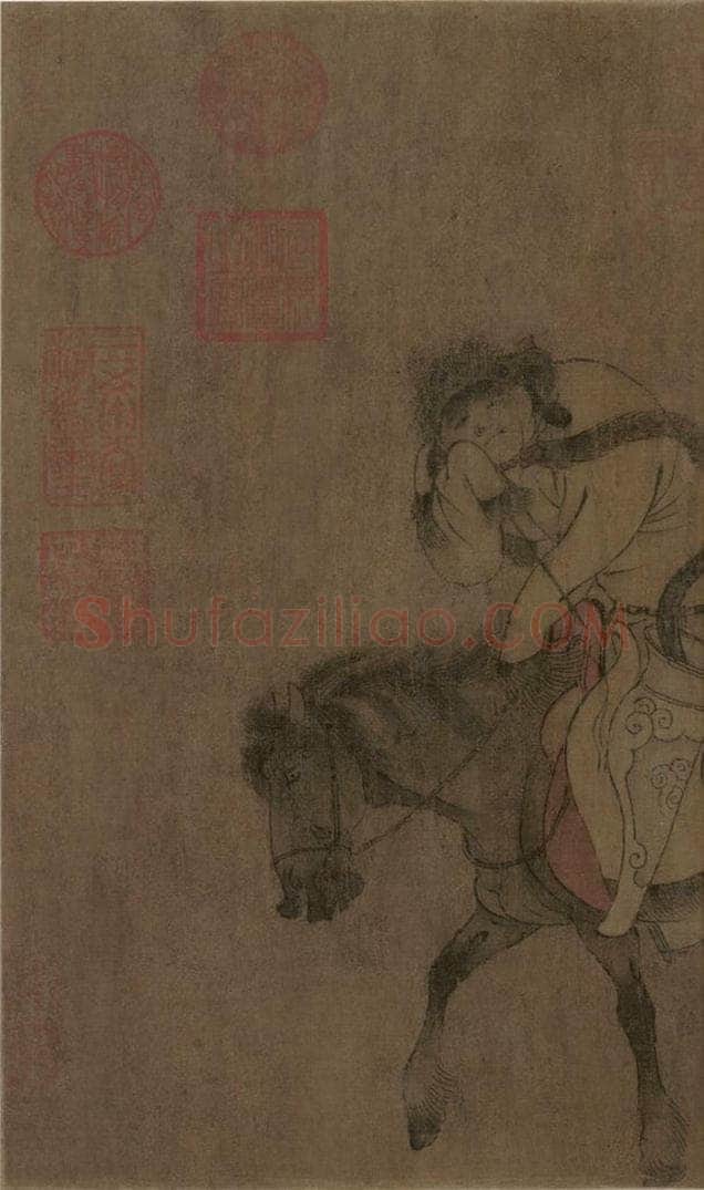辽 胡瓌 《番骑图》 书画作品