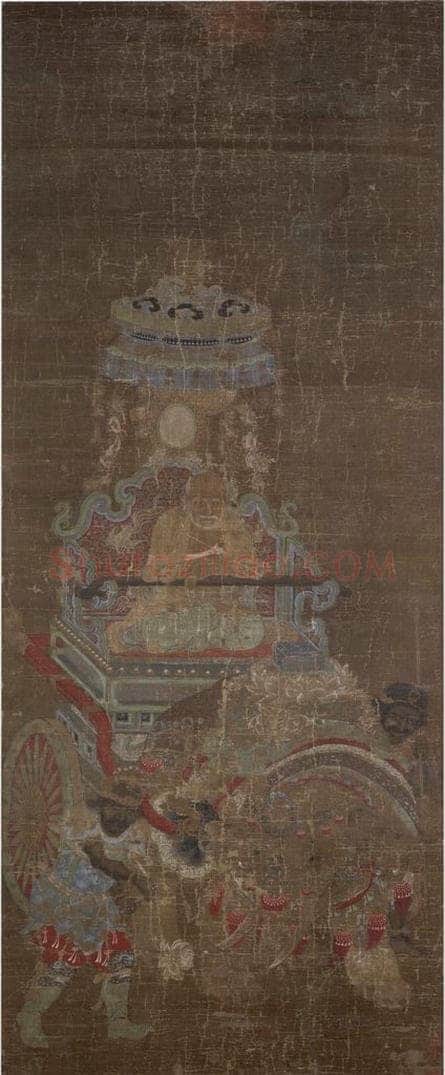 宋 佚名 《普贤菩萨图》 书画作品