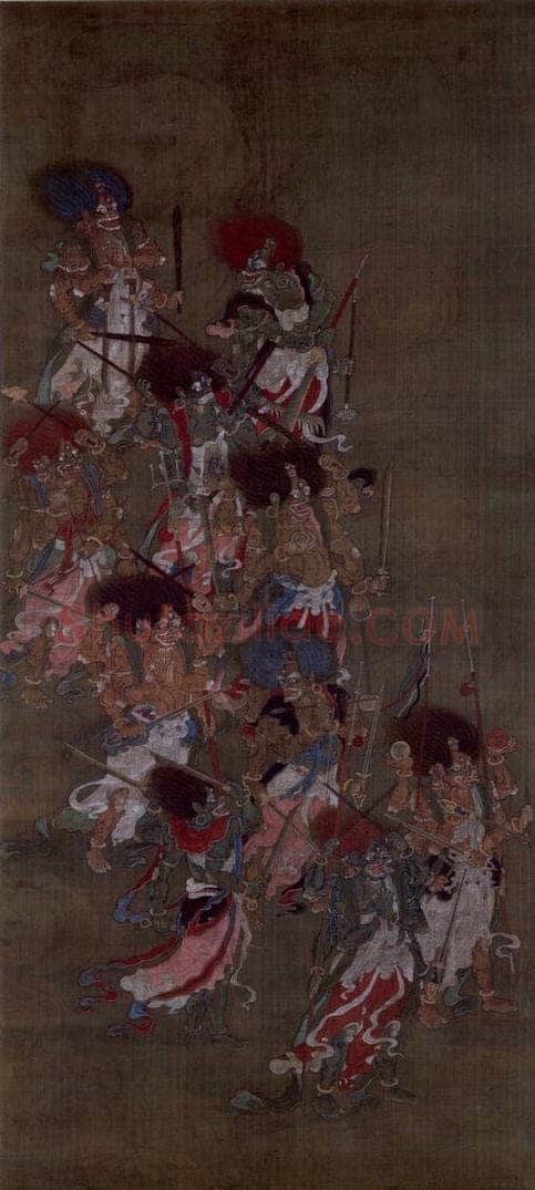 宋 佚名 《阿修罗道》 书画作品