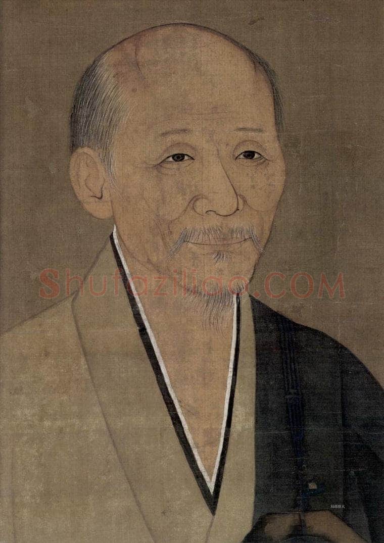 宋 佚名 《无凖师范半身像》 书画作品