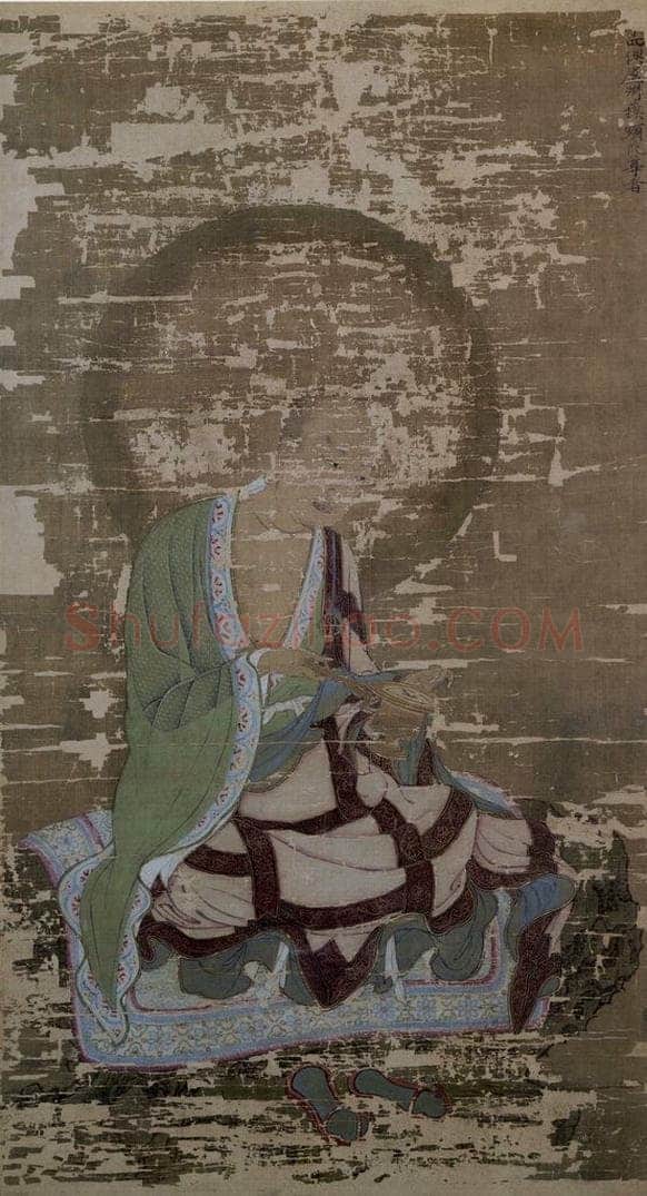 宋 赵璚 《第四尊者-苏频陀尊者图》 书画作品