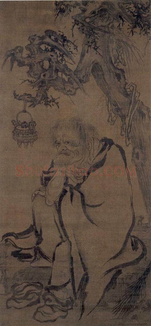 五代 贯休 《罗汉图(1)》 书画作品
