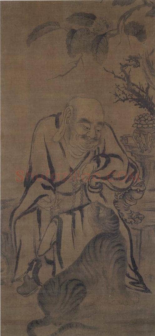 五代 贯休 《罗汉图(2)》 书画作品